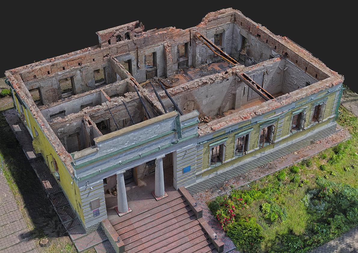 Зруйнований музей у Сковородинівці